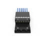 Digitus Consolidation point box, 6-port Keystone modules with intelligent cable manager , DN-93708-6
