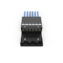 Digitus Consolidation point box, 6-port Keystone modules with intelligent cable manager , DN-93708-6