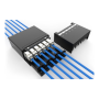 Digitus Consolidation point box, 6-port Keystone modules with intelligent cable manager , DN-93708-6