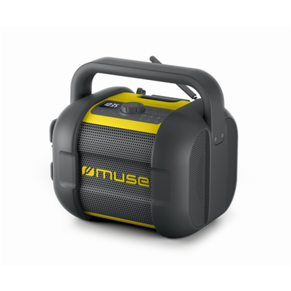 Muse , Jobsite Bluetooth Radio , M-968 BTY , 40 W , Bluetooth , NFC features