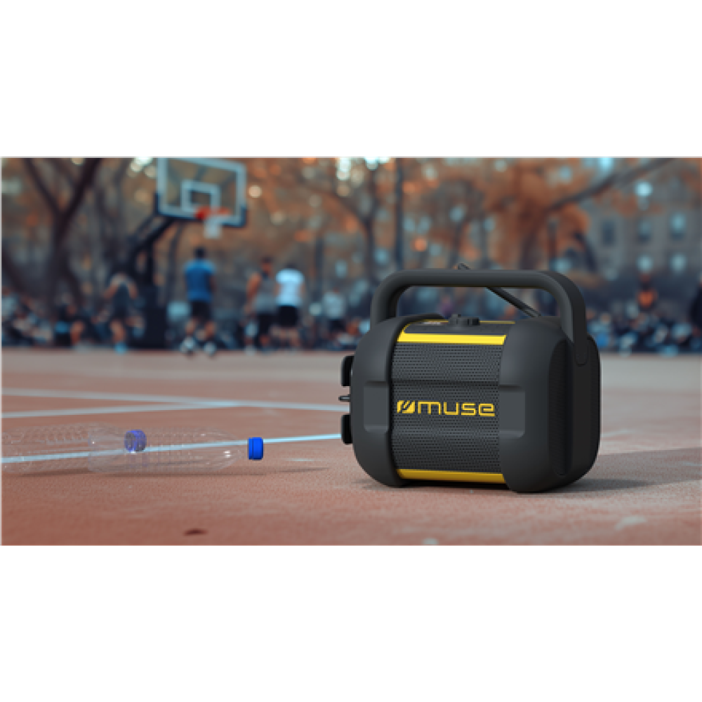 Muse , Jobsite Bluetooth Radio , M-968 BTY , 40 W , Bluetooth , NFC features