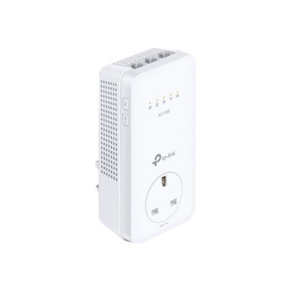 TP-LINK , AV1300 Gigabit Passthrough Powerline AC1200 Wi-Fi Extender , TL-WPA8631P , 1300 Mbit/s , Ethernet LAN (RJ-45) ports 3 , No Wi-Fi , Extra socket