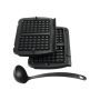 TEFAL , Waffle Plates , XA724810 , Black
