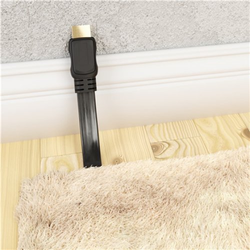 Goobay , High Speed HDMI Flat Cable with Ethernet , 61279 , HDMI male (type A) , HDMI (type A) , HDMI to HDMI , 2 m
