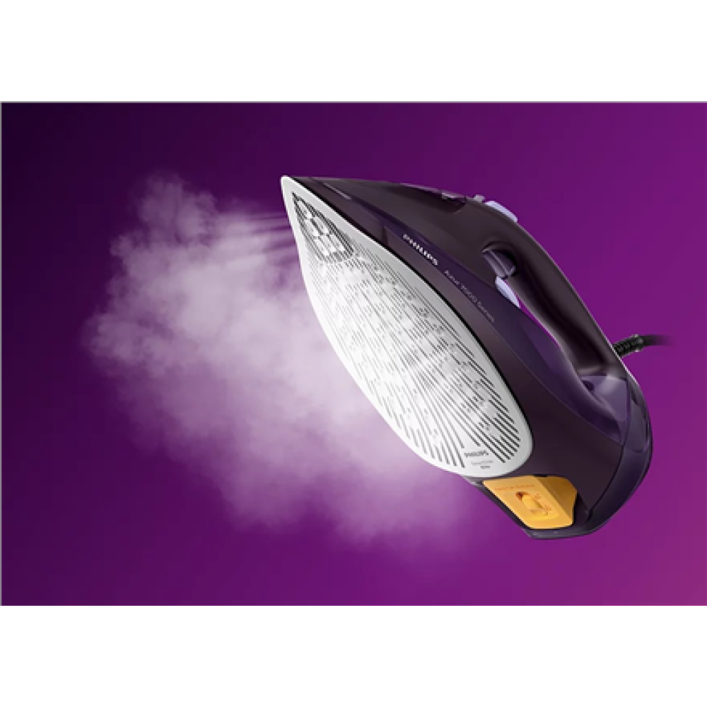 Philips , DST7051/30 7000 Series , Steam Iron , 2800 W , Water tank capacity 300 ml , Continuous steam 50 g/min , Dark purple , Steam boost performance 250 g/min