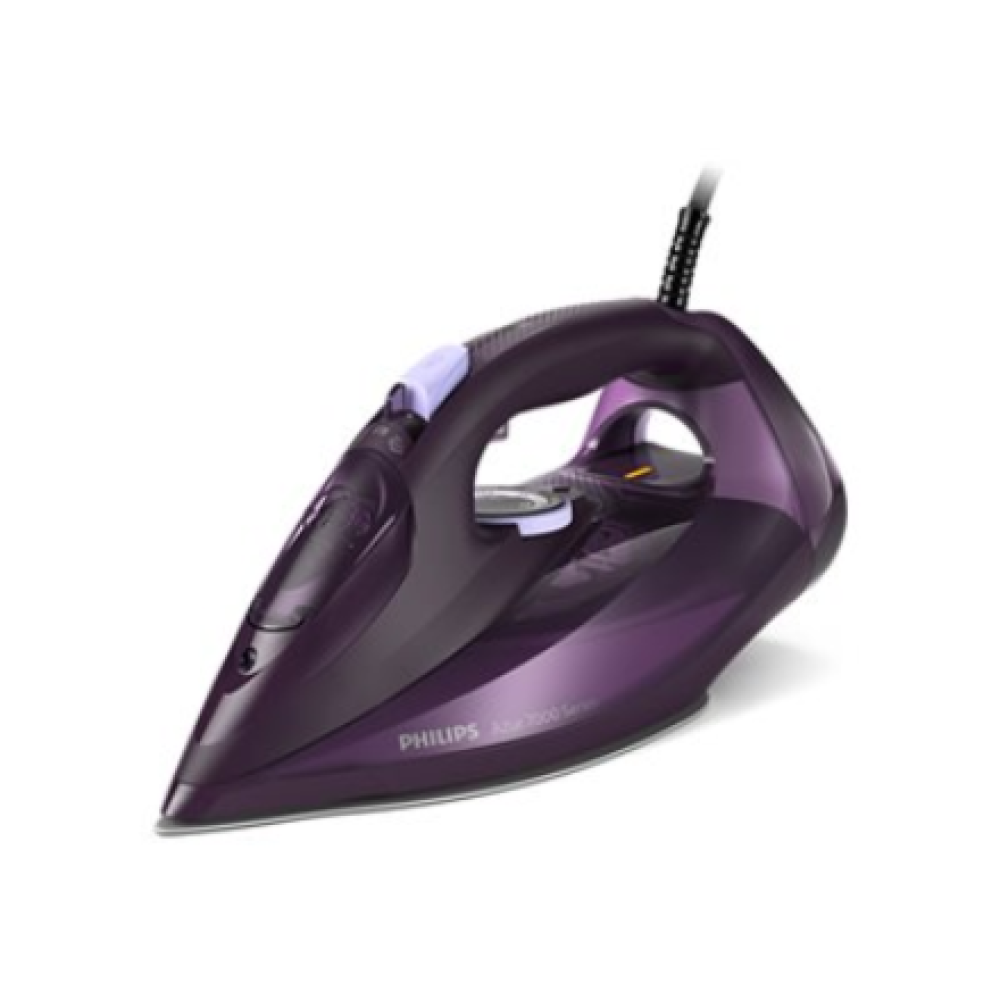 Philips , DST7051/30 7000 Series , Steam Iron , 2800 W , Water tank capacity 300 ml , Continuous steam 50 g/min , Dark purple , Steam boost performance 250 g/min