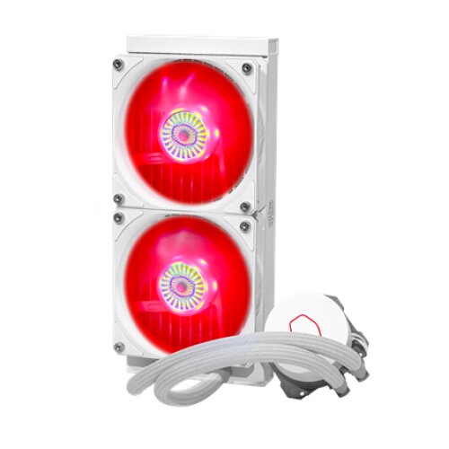 Cooler Master , MasterLiquid ML240L V2 RGB Cooler , White , Cooler