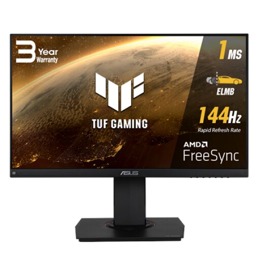 Asus VG249Q 23.8 , IPS, FHD, 1920 x 1080 pixels, 16:9, 1 ms, 250 cd/m², Black