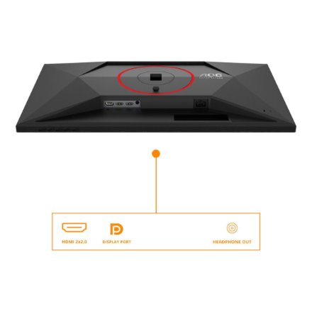 AOC , Q27G4ZR , 27 , Fast IPS , QHD , 16:9 , 240 Hz , 1 ms , 2560 x 1440 pixels , 400 cd/m² , HDMI ports quantity 2 , Black