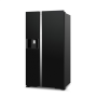 Hitachi Refrigerator R-SX700GPRU0 (GBK) Energy efficiency class F, Free standing, Side by side, Height 179.5 cm, No Frost system, Fridge net capacity 366 L, Freezer net capacity 207 L, Display, 42 dB, Glass Black