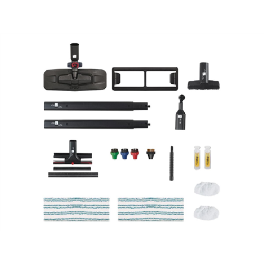 Polti , Steam cleaner , PTEU0280 Vaporetto Pro 95_Turbo Flexi , Power 1100 W , Steam pressure 5 bar , Water tank capacity 1.3 L , Black/Green