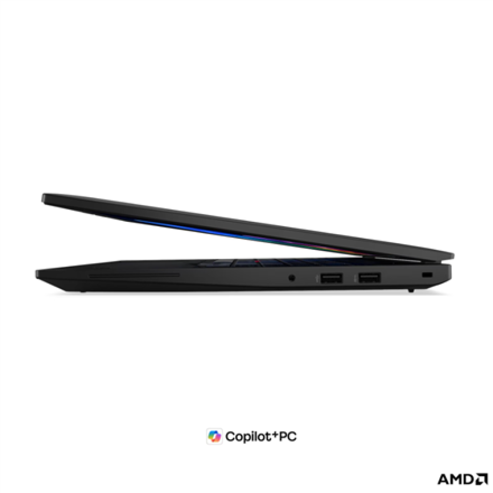 Lenovo ThinkPad L16 G3 AMD , Black , 16 , IPS , WUXGA , 1920 x 1200 pixels , Anti-glare , AMD Ryzen AI 5 , 430 , 24 GB , SODIMM DDR5 , Solid-state drive capacity 512 GB , AMD Radeon 840M Graphics , Windows 11 Pro , 802.11be , Bluetooth version 5.4 , 4G up