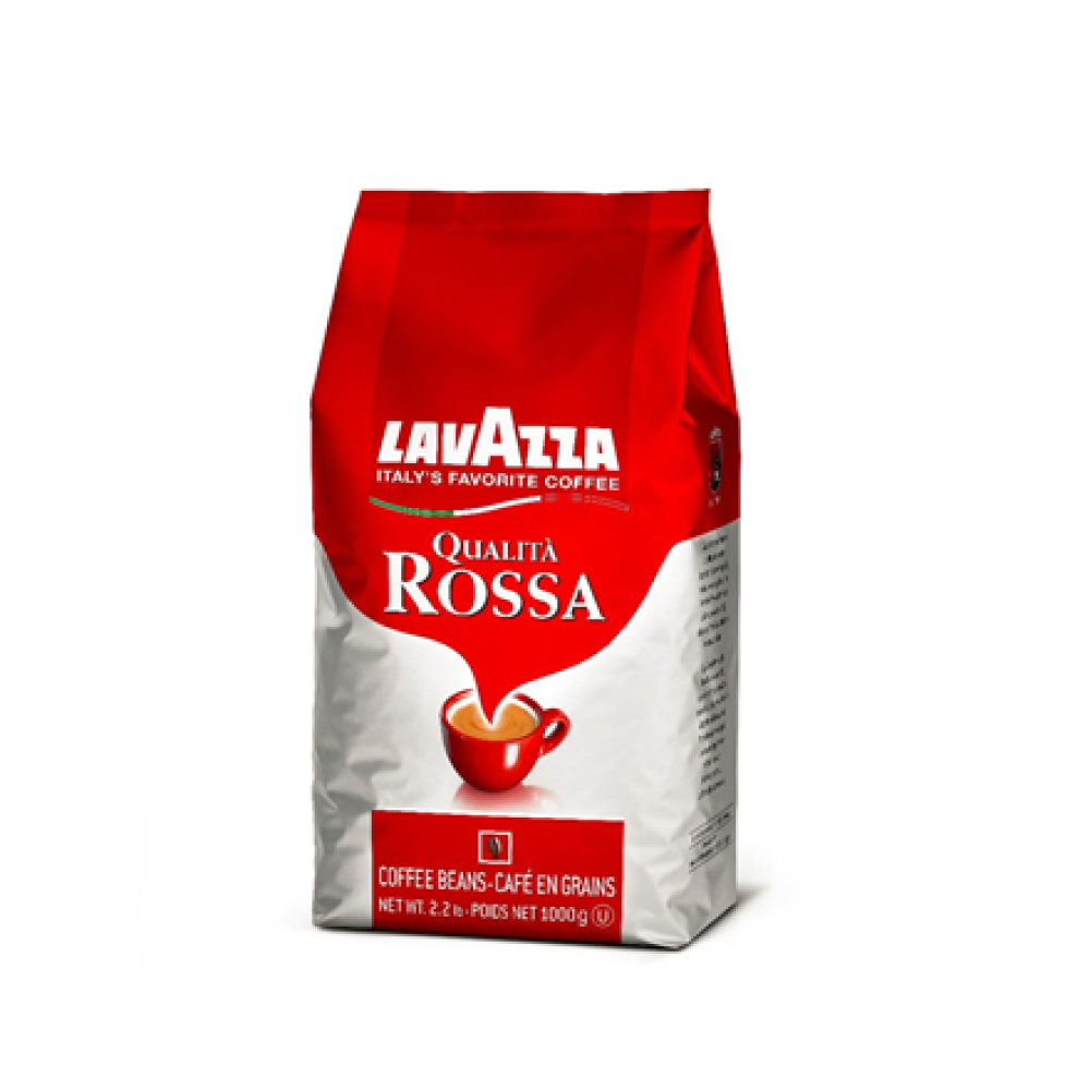 Lavazza , Qualita Rossa , Coffee Beans , Brasilian arabica 40%, African robusta 60% , 1000 g