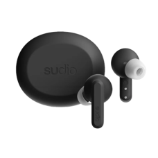 Sudio Earbuds , A3 Pro , Bluetooth , In-ear , Microphone , Cloudy Black , Noise canceling , Wireless