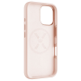Fixed MagFlow , Back cover , Apple , iPhone 16 , Liquid silicon , Pink