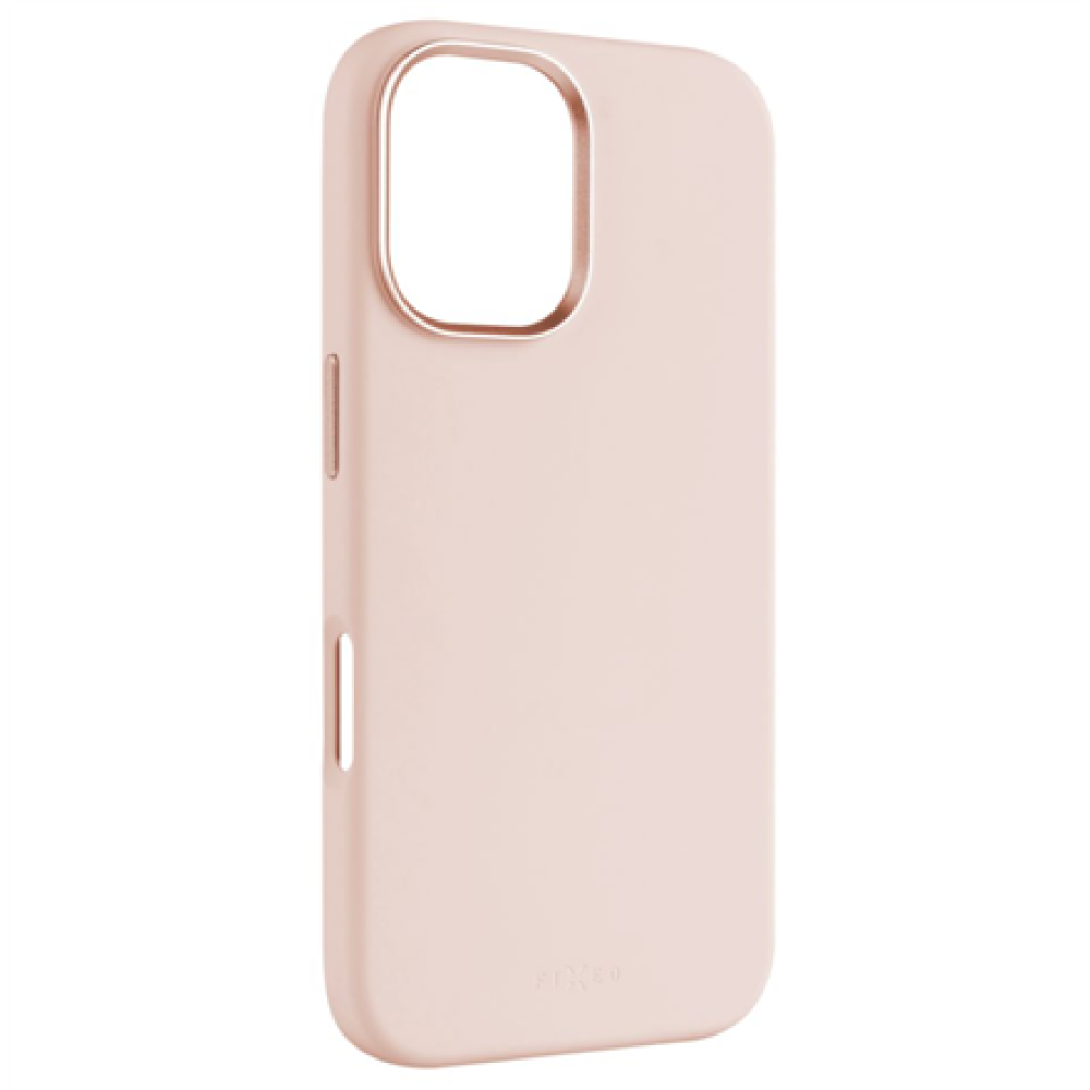 Fixed MagFlow , Back cover , Apple , iPhone 16 , Liquid silicon , Pink