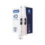 Oral-B Electric Toothbrush , iO6 DuoPack , Rechargeable , For adults , Number of brush heads included 2 , Number of teeth brushing modes 5 , White/Pink