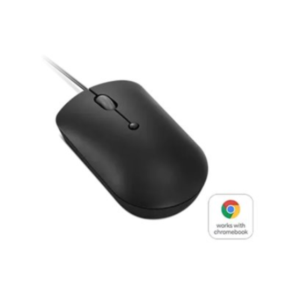 Lenovo , Compact Mouse , 400 , Wired , USB-C , Raven black