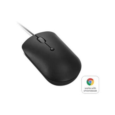 Lenovo , Compact Mouse , 400 , Wired , USB-C , Raven black