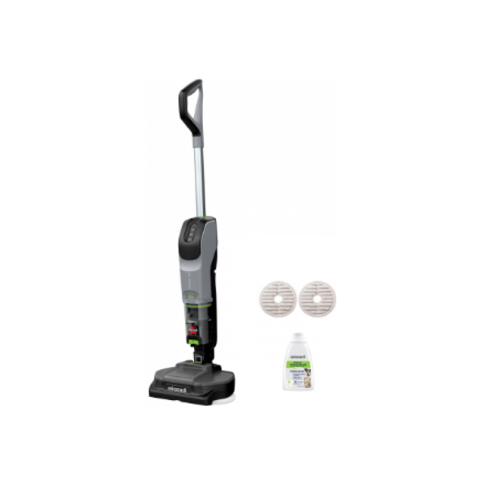 Bissell , Hard Surface Cleaner , SpinWave®+ Vac PET Select , Cordless operating , Handstick , Washing function , 25.9 V , Operating time (max) 70 min , Grey/Black/Lime , Warranty 24 month(s)