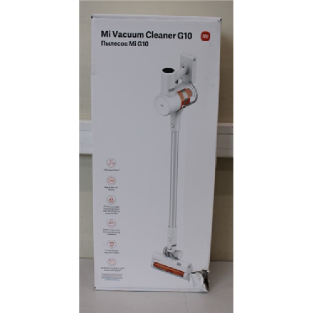 SALE OUT. Xiaomi Mi Vacuum Cleaner G10, DAMAGED PACKAGING, SMALL SCRATCHES ON TUBE , Xiaomi , Vacuum cleaner , Mi G10 , Handstick , Power 450 W , Dust capacity 0.6 L , White , DAMAGED PACKAGING, SMALL SCRATCHES ON TUBE