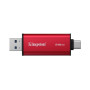 Kingston Dual Portable Solid-State Drive, USB Type-A and Type-C , 512 GB , Solid-state drive interface USB 3.2 Gen 2 , Read speed 1050 MB/s , Write speed 950 MB/s