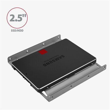 AXAGON Metal frame for mounting one 2.5 disk into one 3.5 position , RHD-125S