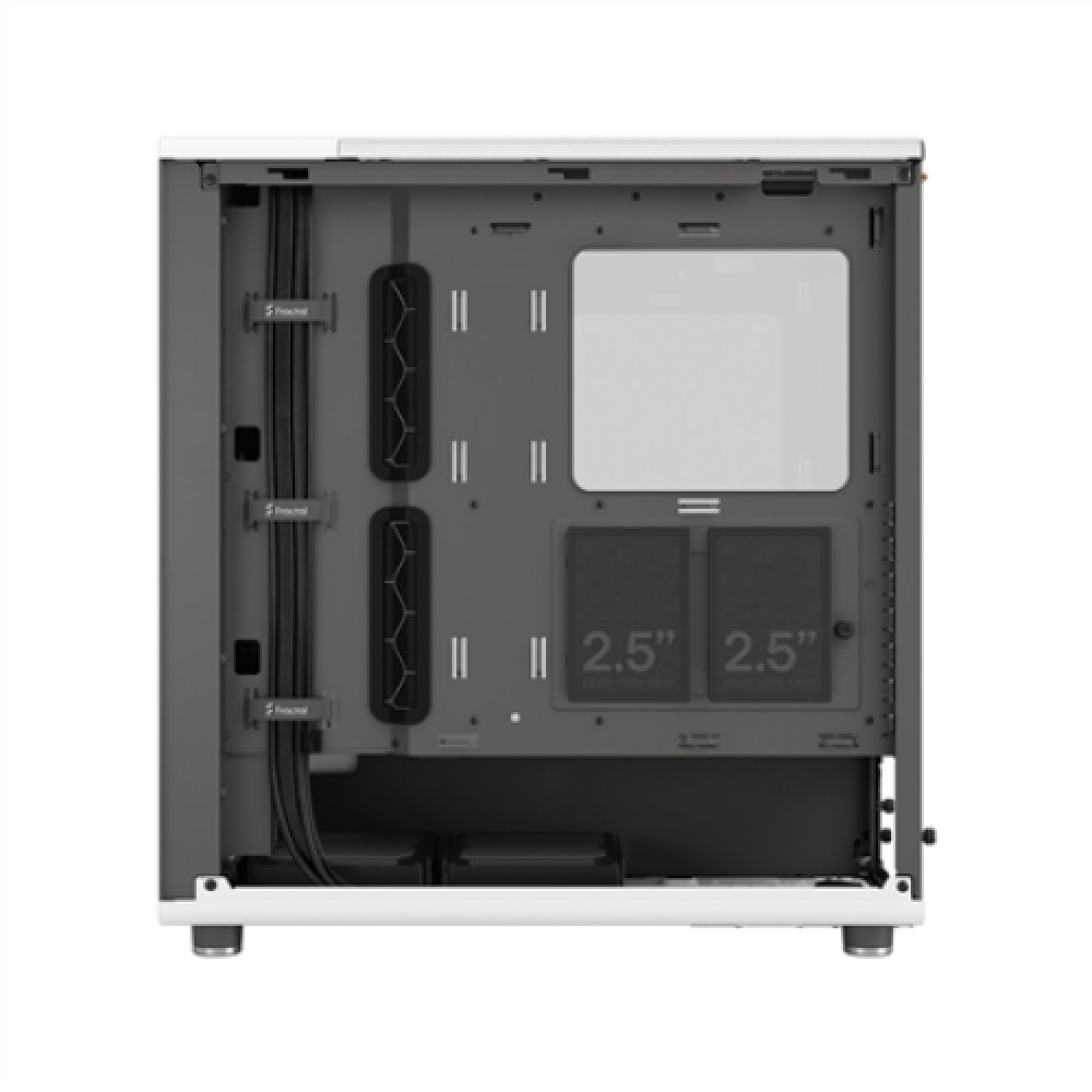Fractal Design North Chalk White TG Clear Tint , Fractal Design