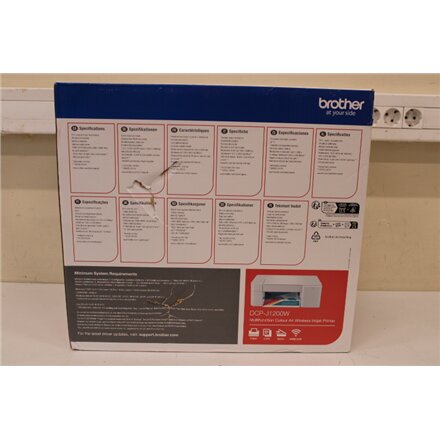 SALE OUT. Brother DCP-J1200W All-in-one Colour Inkjet Printer , Brother DCP-J1200W , Inkjet , Colour , All-in-one , A4 , Wi-Fi , White , DAMAGED PACKAGING