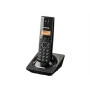 Panasonic Cordless KX-TG1711FXB Black Caller ID Wireless connection Phonebook capacity 50 entries Conference call Built-in display