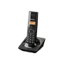 Panasonic Cordless KX-TG1711FXB Black Caller ID Wireless connection Phonebook capacity 50 entries Conference call Built-in display