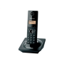 Panasonic Cordless KX-TG1711FXB Black Caller ID Wireless connection Phonebook capacity 50 entries Conference call Built-in display