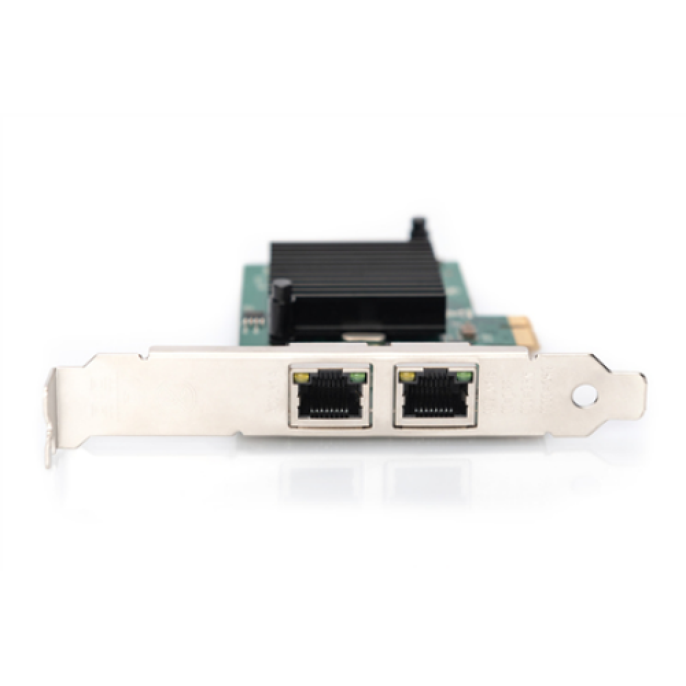 Digitus , Gigabit Ethernet PCI Express Card, 2-port 32-bit, low profile bracket, Intel chipset , DN-10132