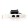 Digitus , Gigabit Ethernet PCI Express Card, 2-port 32-bit, low profile bracket, Intel chipset , DN-10132