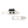 Digitus , Gigabit Ethernet PCI Express Card, 2-port 32-bit, low profile bracket, Intel chipset , DN-10132