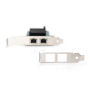 Digitus , Gigabit Ethernet PCI Express Card, 2-port 32-bit, low profile bracket, Intel chipset , DN-10132