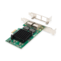 Digitus , Gigabit Ethernet PCI Express Card, 2-port 32-bit, low profile bracket, Intel chipset , DN-10132