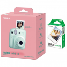 Fujifilm , MP , x , Mint Green , 800 , Instax Mini 12 Camera + Instax Mini Glossy (10pl)