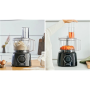Bosch , Food Processor MultiTalent 3 Plus , MCM3PM386 , 900 W , Number of speeds 2 , Bowl capacity 2.3 L , Black/Stainless steel