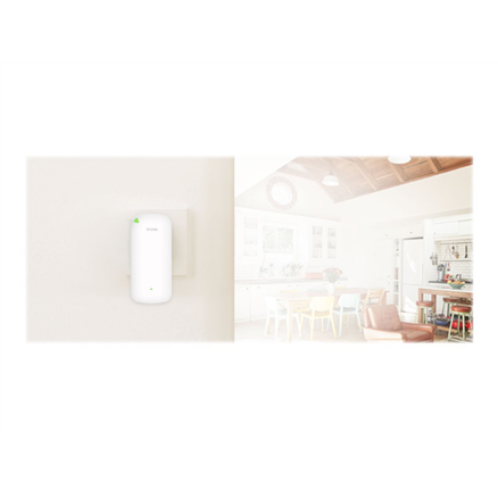 D-Link , AX1800 Mesh Wi-Fi 6 Range Extender , DAP-X1860/E , 802.11ac , 1200+574 Mbit/s , 10/100/1000 Mbit/s , Ethernet LAN (RJ-45) ports 1 , No mobile broadband , MU-MiMO Yes , Antenna type 2xInternal