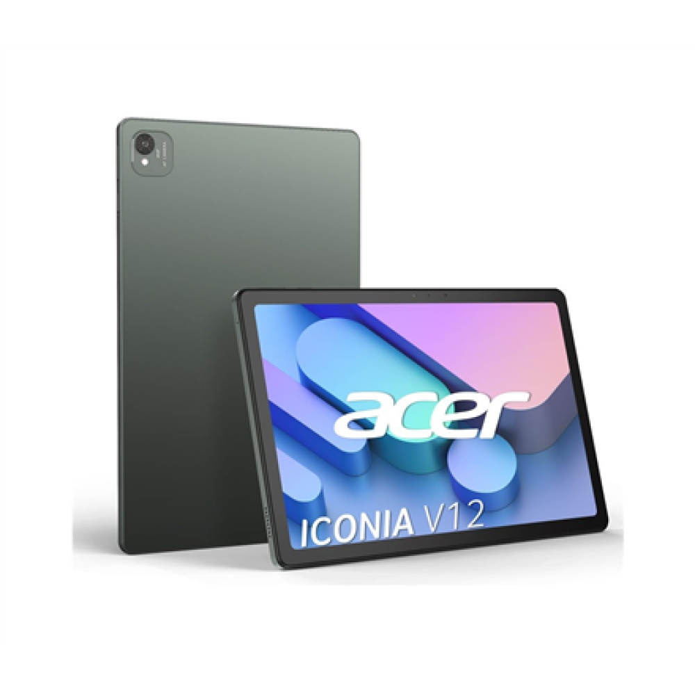 Acer , Tablet , Iconia V12-11M-84D2 , 11.97 , Mist Green , 2000 x 1200 pixels , MediaTek , MT8781 , 8 GB , 256 GB , 5G , Wi-Fi , Front camera , 5 MP , Rear camera , 8 MP , Bluetooth , 5.2 , Android , 15 , Portfolio Case
