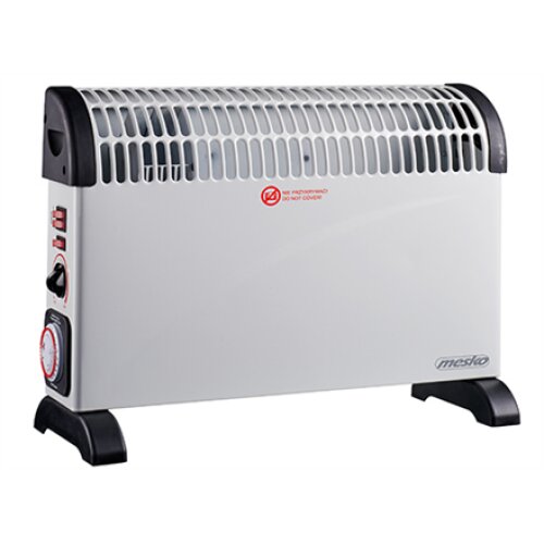 Mesko , Convector Heater with Timer and Turbo Fan , MS 7741w , Convection Heater , 2000 W , Number of power levels 3 , White