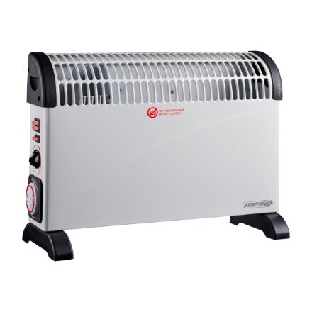 Mesko , Convector Heater with Timer and Turbo Fan , MS 7741w , Convection Heater , 2000 W , Number of power levels 3 , White