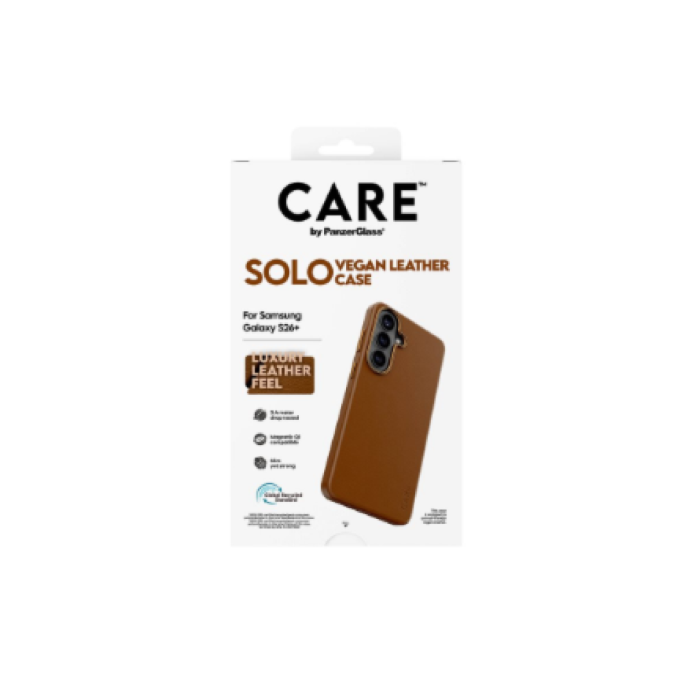 CARE by PanzerGlass Solo Case Brown Samsung New Galaxy S26 Plus , PanzerGlass