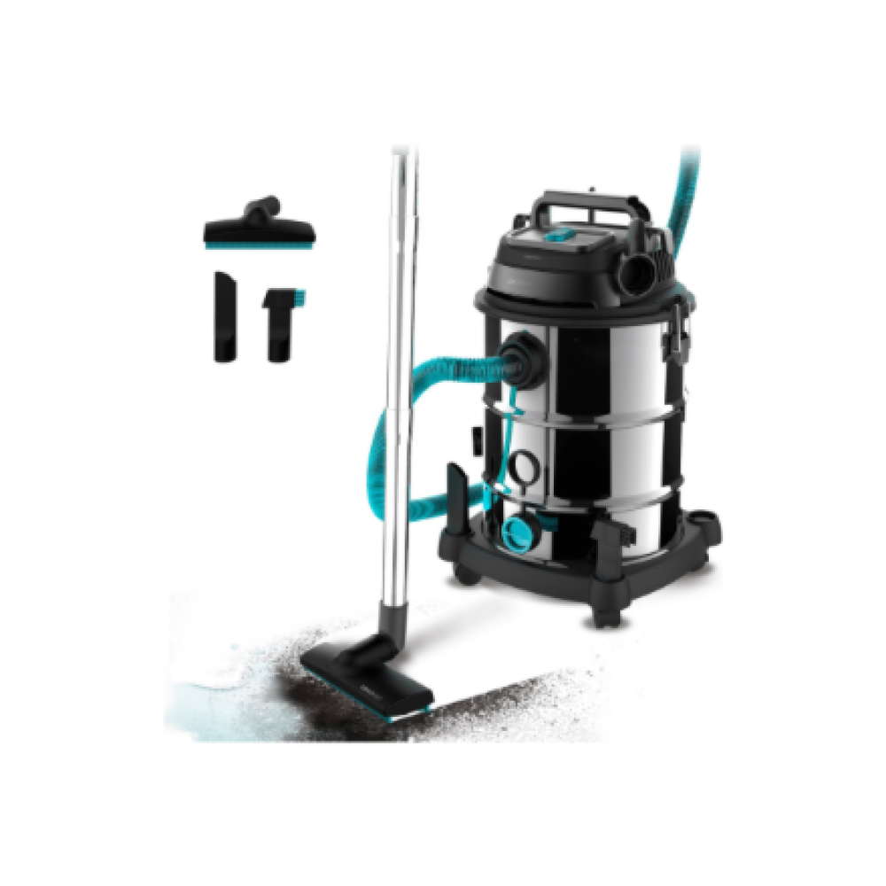 Cecotec Vacuum cleaner , Conga Rockstar Wet & Dry Steel Max Pro , Corded operating , 1600 W , 220-240 V , Silver/Black