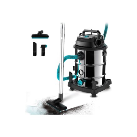 Cecotec Vacuum cleaner , Conga Rockstar Wet & Dry Steel Max Pro , Corded operating , 1600 W , 220-240 V , Silver/Black
