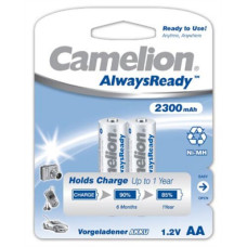 Camelion , AA/HR6 , 2300 mAh , AlwaysReady Rechargeable Batteries Ni-MH , 2 pc(s) Camelion , AA/HR6 , 2300 mAh , AlwaysReady Rechargeable Batteries Ni-MH , 2 pc(s)