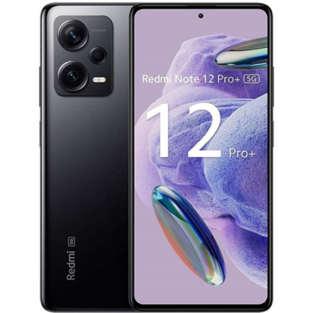 Xiaomi Redmi Note 12 Pro+ 5G Midnight Black 6.67 OLED Mediatek MT6877V Dimensity 1080 (6 nm) Internal RAM 8 GB 256 GB Dual SIM Nano-SIM 5G 4G Main camera 200+8+2 MP Secondary camera 16 MP Android 12 5000 mAh