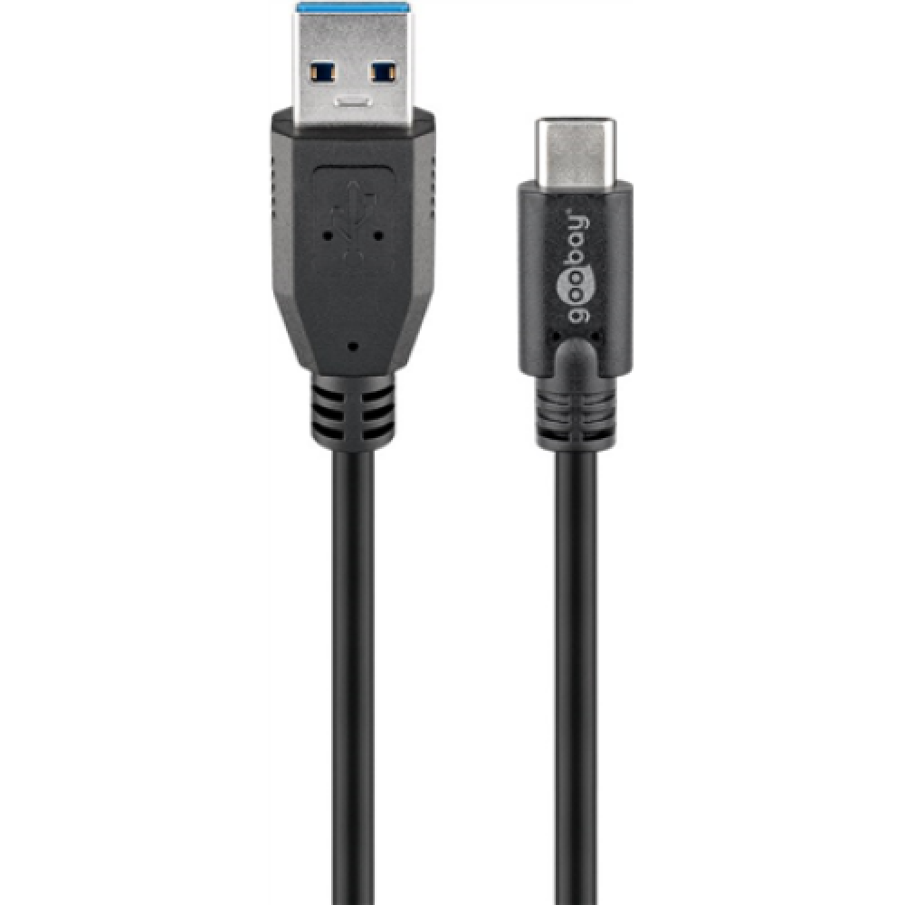 Goobay , Round cable , Sync & Charge Super Speed USB-C to USB A 3.0 charging cable , 67999 , USB 3.0 male (type A) , USB-C male