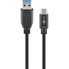 Goobay , Round cable , Sync & Charge Super Speed USB-C to USB A 3.0 charging cable , 67999 , USB-C male